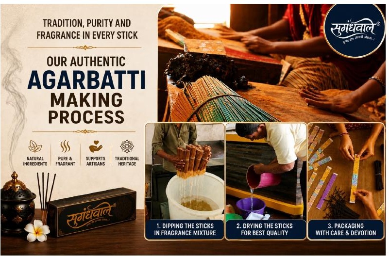 Agarbatti making process